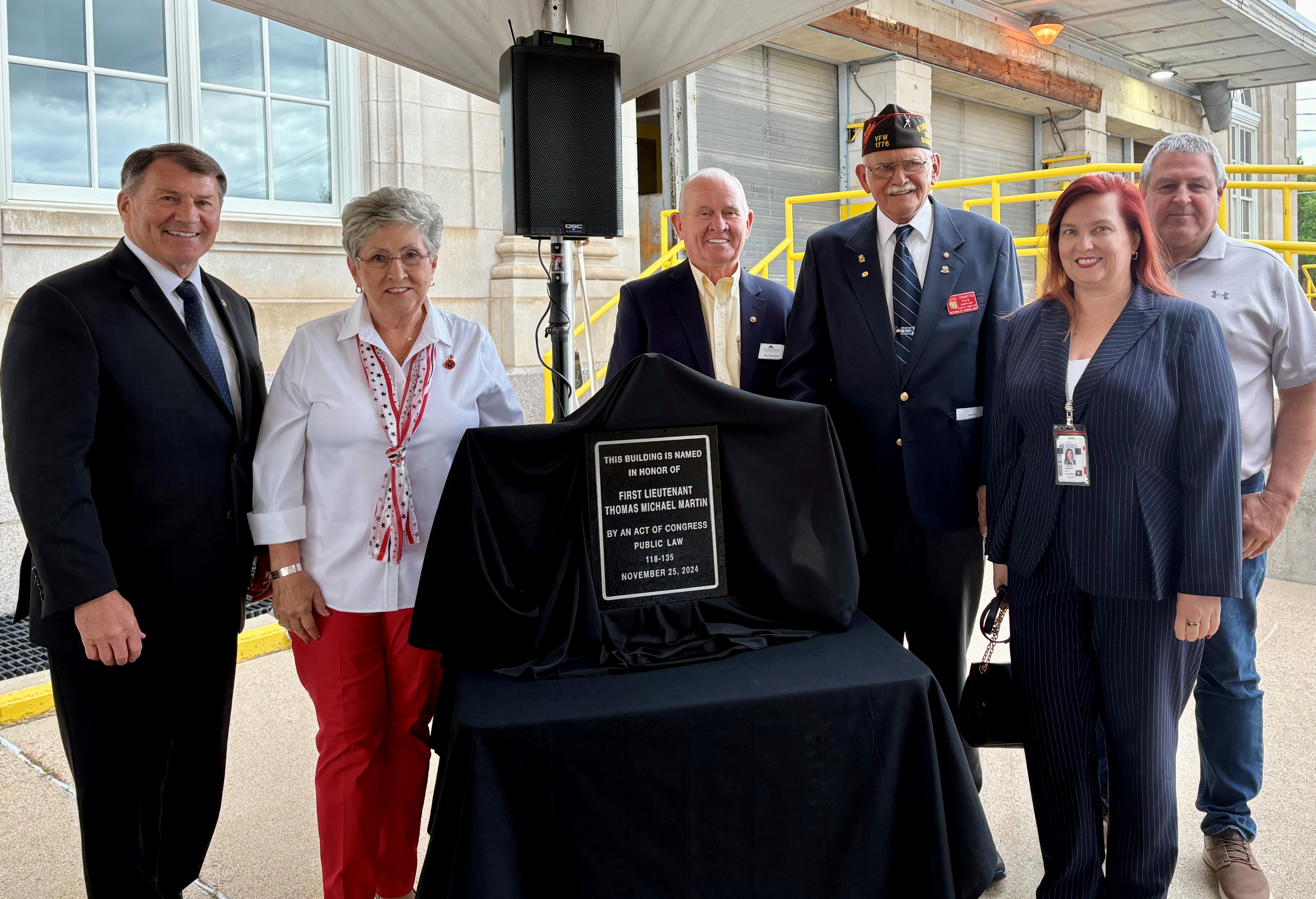 First Lieutenant Thomas Michael Martin Renaming Ceremony