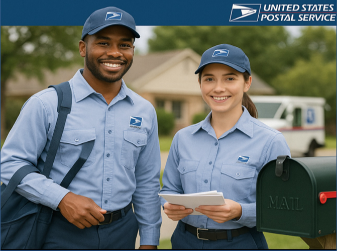USPS Letter Carrier and Rural Carrier.