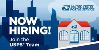 USPS is now hiring
