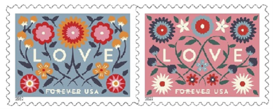 Love Forever stamp 2022