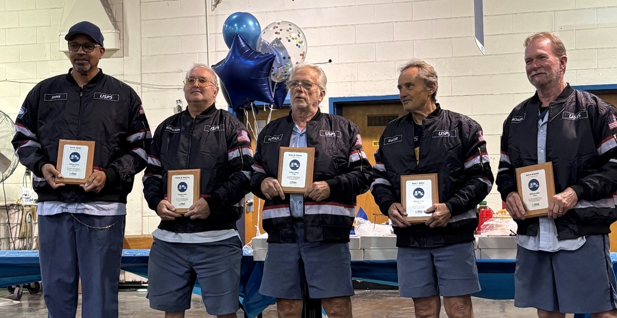 Five Fredericksburg Letter Carriers