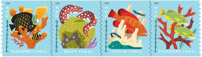Coral Reefs stamp