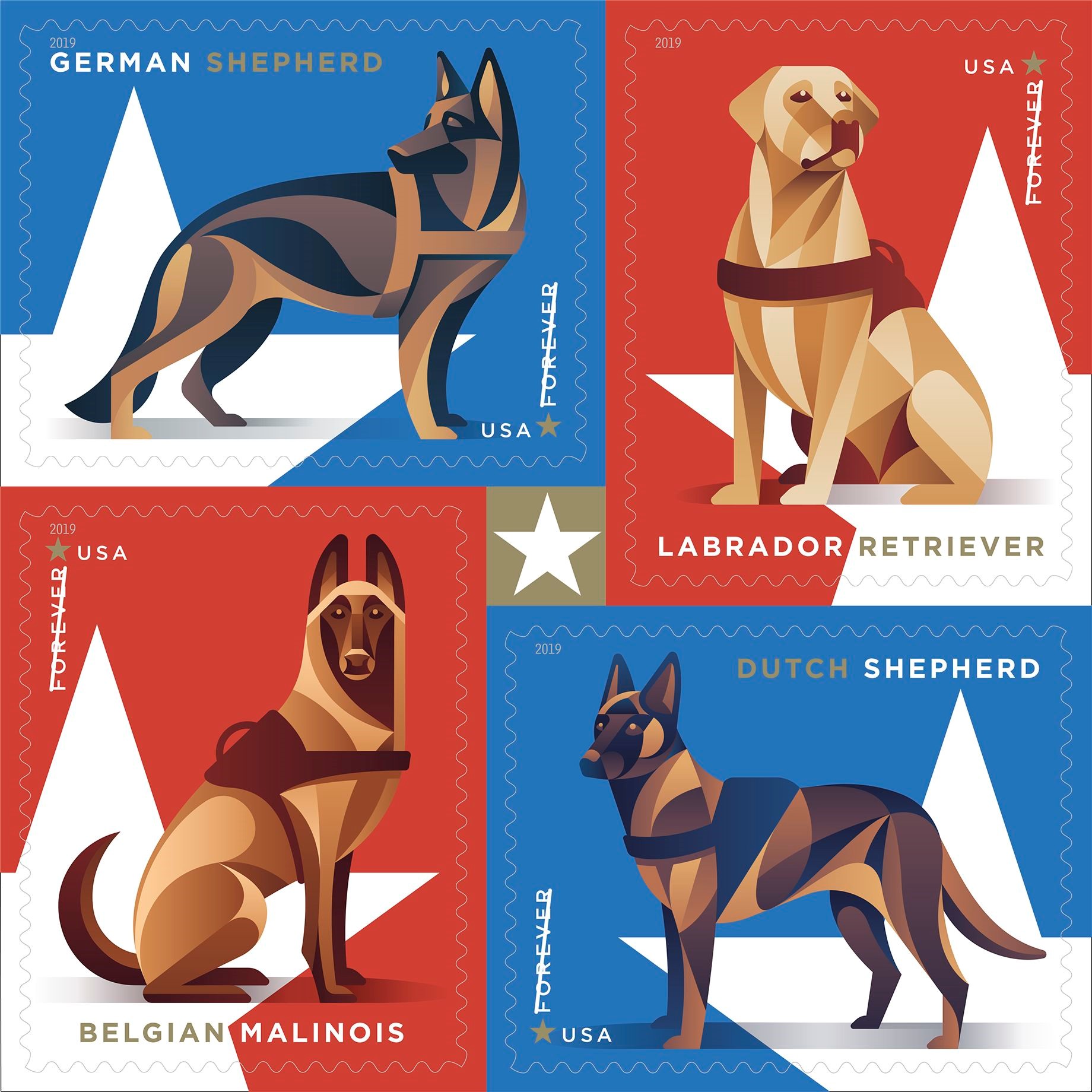 Military Working Dogs Forever Stamp
