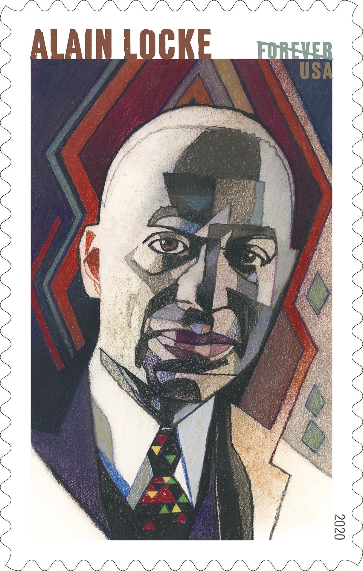 Alain Locke Stamp
