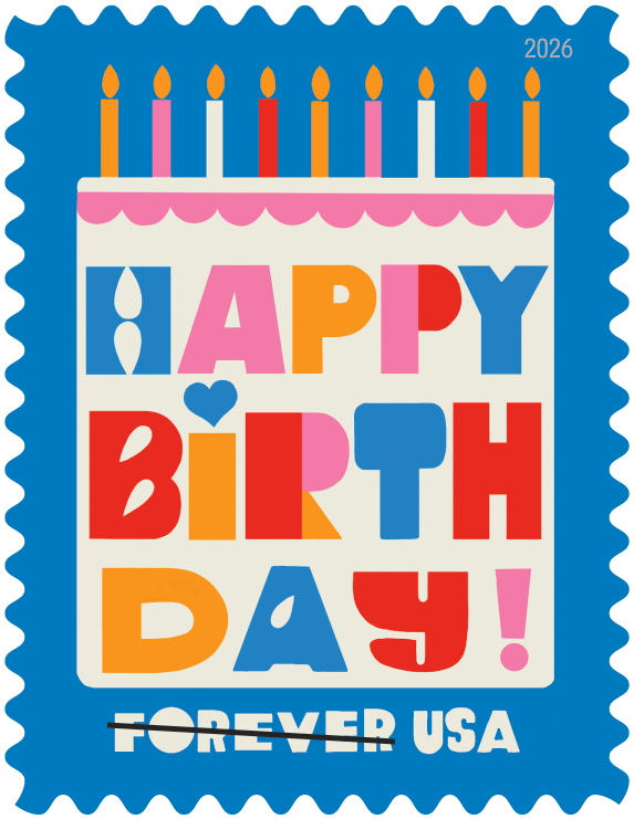 Happy Birthday Stamp