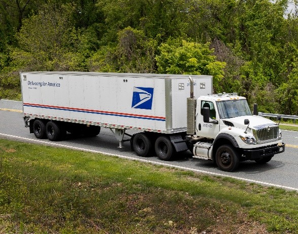 USPS trailer