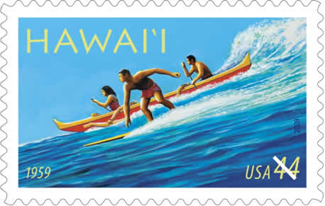 Hawai'i Statehood Stamp Extends First-Class 'Wave of Excitement'
