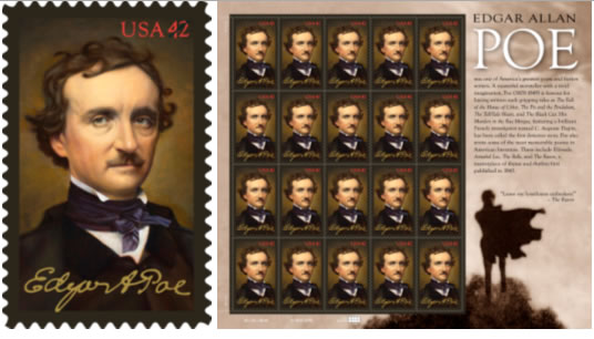 Edgar Allen Poe Stamp
