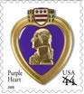 Purple Heart stamp