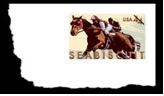 Seabiscuit stamped envelope