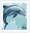 Dolphin stamp
