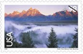 Grand Teton National Park stamp