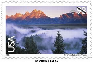 Grand Teton National Park, WY Stamp