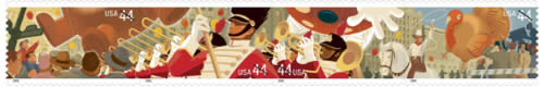 Thanksgiving Day Parades stamp