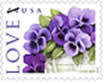 Love:  Pansies in a Basket stamp