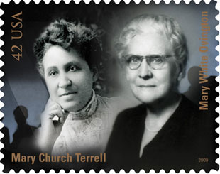 Stamps for Mary Church Terrell and Mary White Ovington