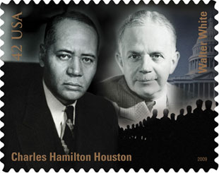 Stamps for Charles Hamilton Houston and Walter White