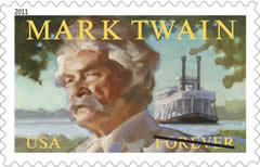 Mark Twain stamps