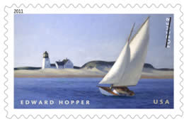 Edward Hopper stamp