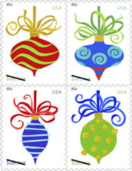 Holiday Baubles stamp
