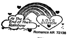 Love Themed Valentine's Day Postmark - Romance, Arkansas