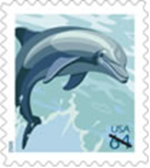 Dolphin Stamp