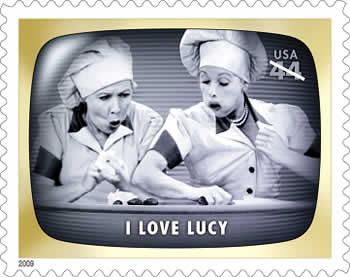 I Love Lucy Stamp