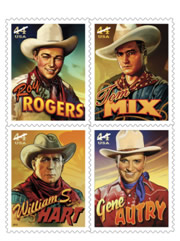 Cowboys of the Silver Screen stamp