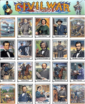 Civil War Stamps