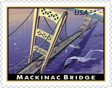 Mackinac Bridge Stamp