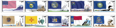 Flags of our Nation New Mexico Stamp