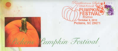 Pumpkin Festival postmark