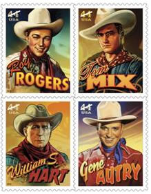 Country Performers honored on a stamp