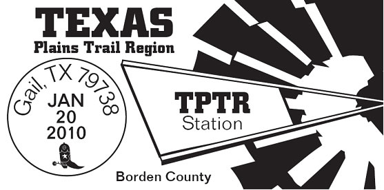 Texas Plains Trail Region Pictorial Postmark -  Gail, TX