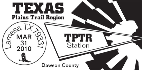 Lamesa, Dawson County, Texas Plains Trail Region pictorial postmark