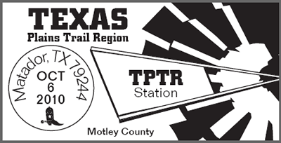 Matador Post Office postmark