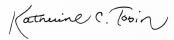 Katherine C. Tobin's signature