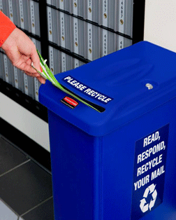 Post Office Box Lobby Recycling campaign encourages customers to “Read, Respond and Recycle” their mail in Post Office lobbies and to use secure recycle bins