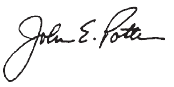 Postmaster General's signature