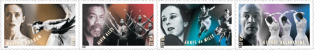 American Choreographers Stamps