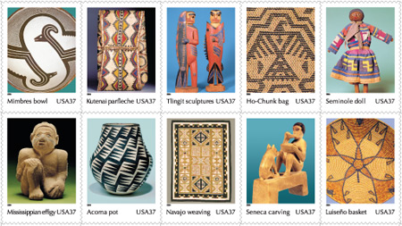 Art of the American Indian Stamp
