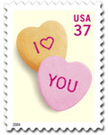 Love: Candy Hearts Stamp