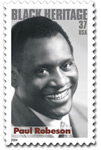 Black Heritage: Paul Robeson Stamp
