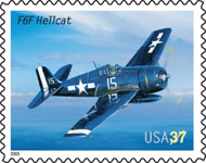 American Advances in Aviation stamp image.