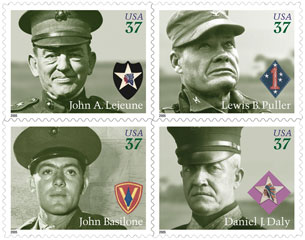 Distinguished Marines stamp image.