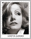 Greta Garbo stamp image.