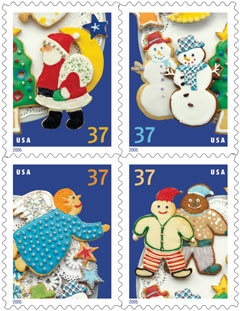 Holiday Cookies stamp image.