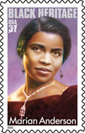 Marian Anderson stamp image.