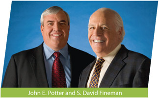 Picture of S. David Fineman, chairman of the board of governors, and John E. Potter, postmaster general/CEO