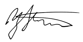 Signature for Richard J. Strasser, Jr.